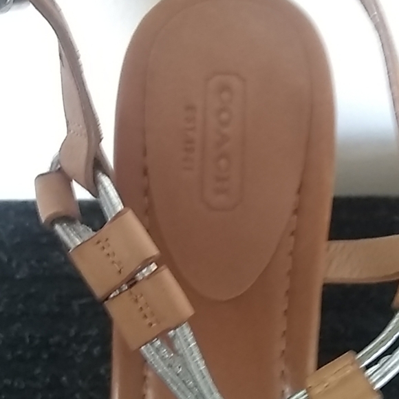 Coach 'Georgiana' wedge sandals - Picture 3 of 4